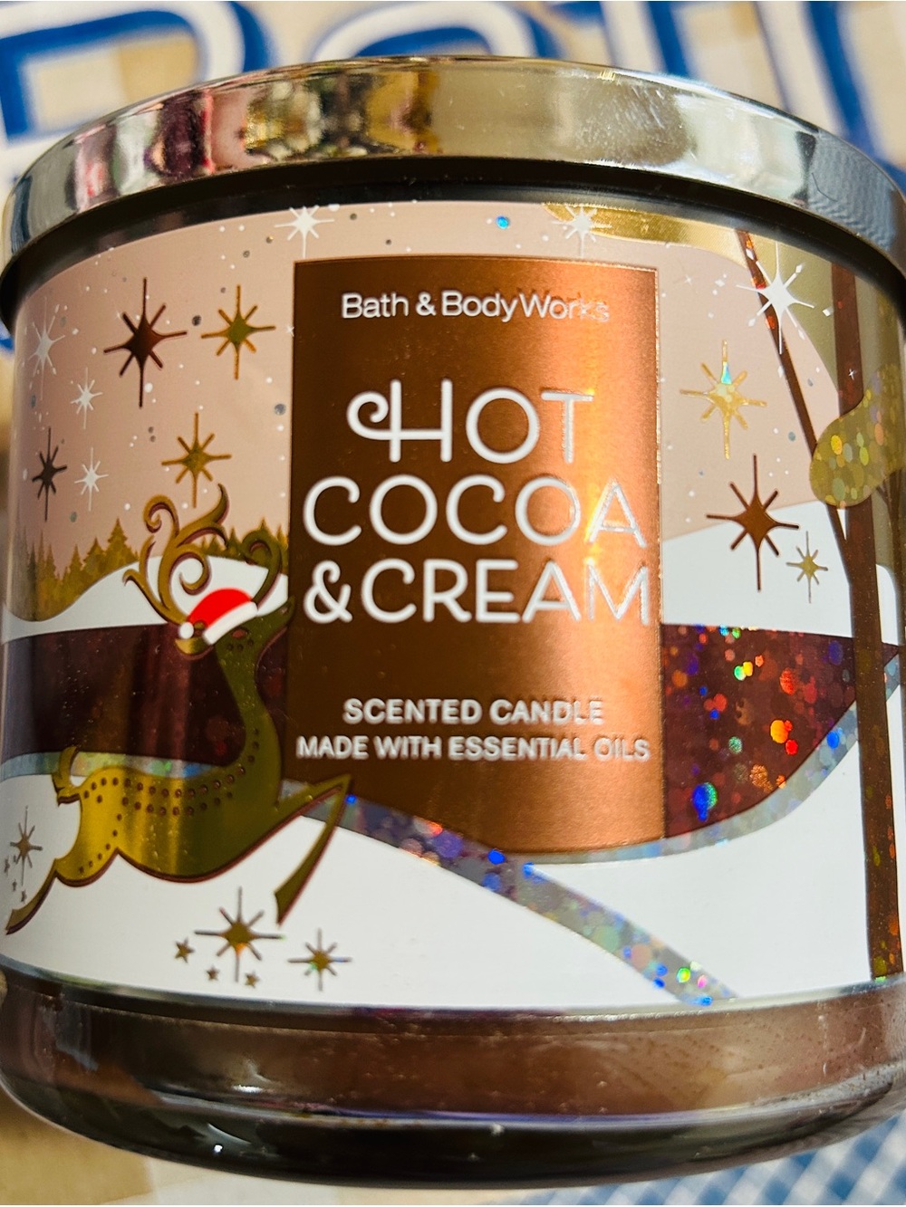 Bath & Body Works Hot Cocoa & Cream Scented Candle -